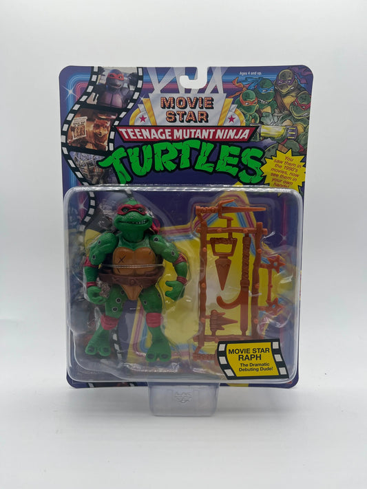 Playmates Retro Teenage Mutant Ninja Turtles TMNT Movie Star Raphael FRENLY BRICKS - Open 7 Days