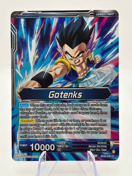 DBS Masters - SS3 Gotenks, Power of the Strongest Rookie BT25-036 SLR FRENLY BRICKS - Open 7 Days