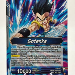 DBS Masters - SS3 Gotenks, Power of the Strongest Rookie BT25-036 SLR FRENLY BRICKS - Open 7 Days