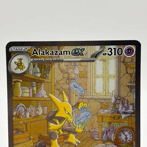 Pokemon TCG 151 MEW - Alakazam EX 201/165 Special Illustration Rare NM FRENLY BRICKS - Open 7 Days