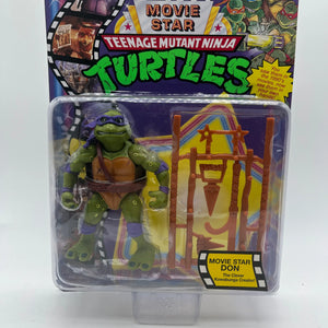 Playmates Retro Teenage Mutant Ninja Turtles TMNT Movie Star Donatello FRENLY BRICKS - Open 7 Days