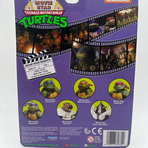 Playmates Retro Teenage Mutant Ninja Turtles TMNT Movie Star Donatello FRENLY BRICKS - Open 7 Days