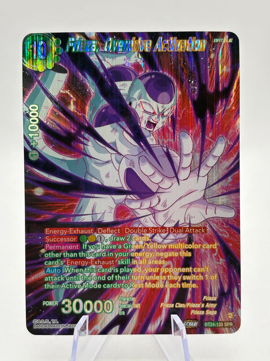 Dragon Ball Super Masters - Frieza, Overdrive Activation BT24-133 SPR FRENLY BRICKS - Open 7 Days