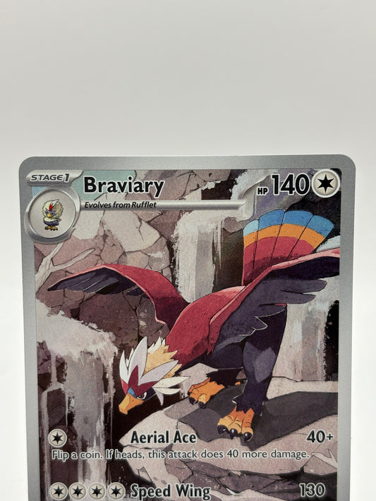 Pokemon TCG Black Bolt - Braviary #155/086 Illustration Rare NM FRENLY BRICKS - Open 7 Days