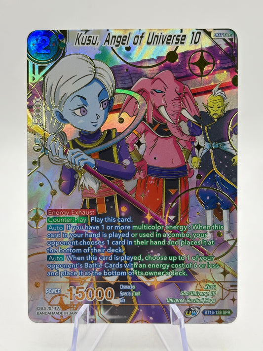 Dragon Ball Super Masters - Kusu, Angel of Universe 10 BT16-139 SPR FRENLY BRICKS - Open 7 Days