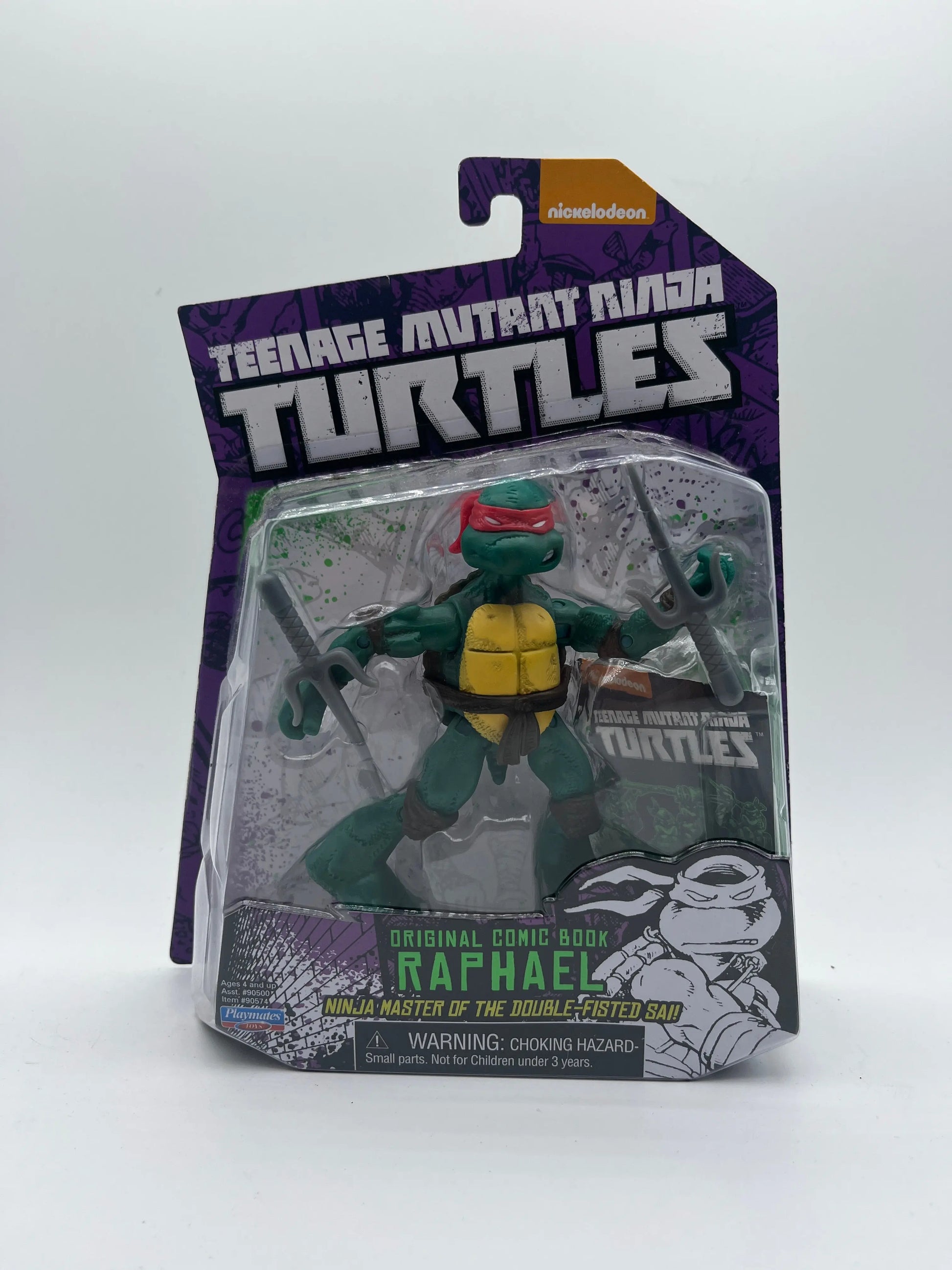 Ninja Turtles - Comic Book Raph Action Figure 2014 TMNT FRENLY BRICKS - Open 7 Days
