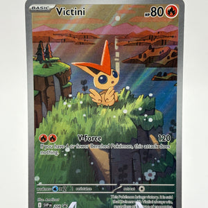 Pokemon TCG SVP Promo - Victini SVP208 Black Star Illustration Rare NM FRENLY BRICKS - Open 7 Days