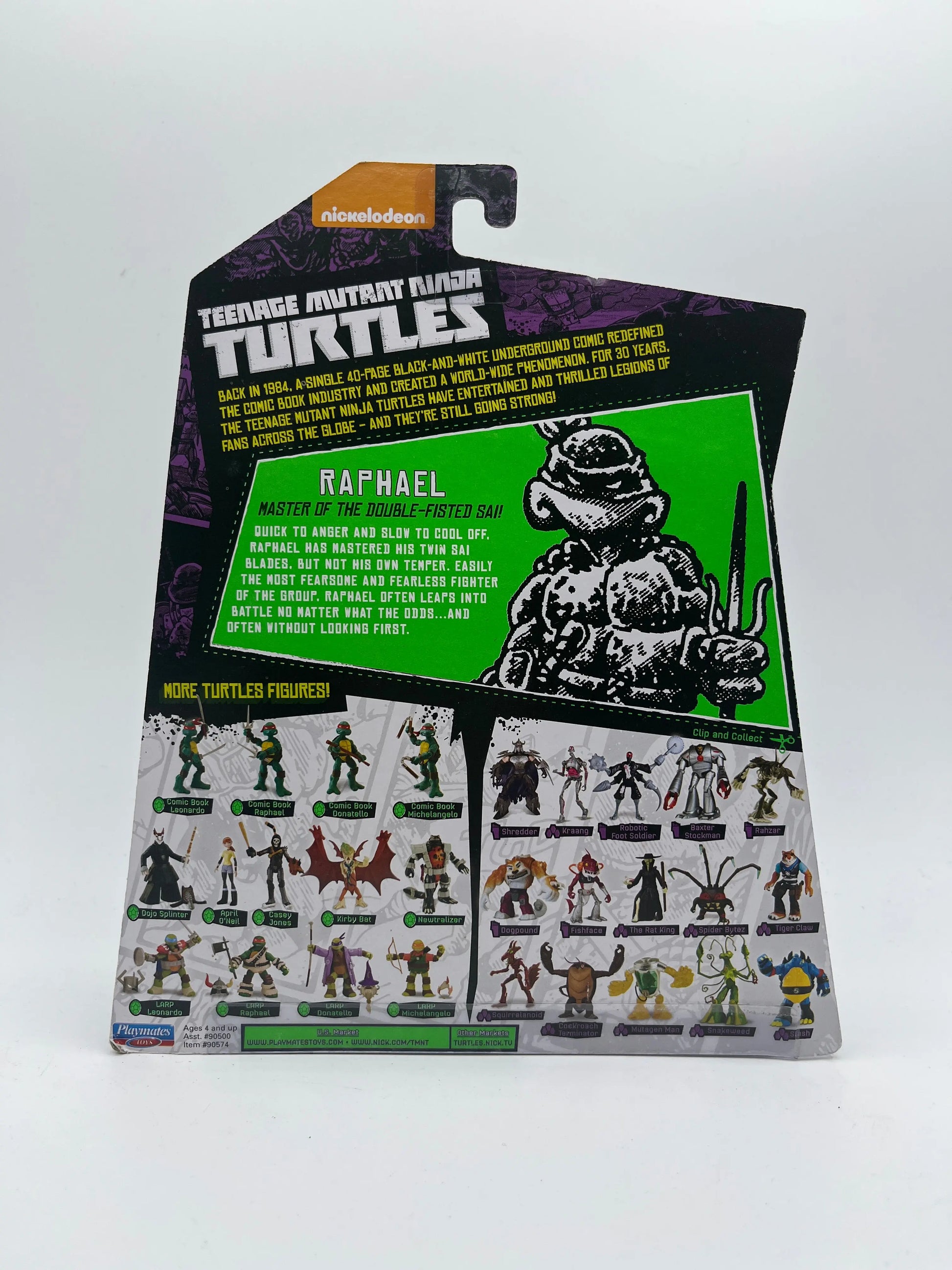 Ninja Turtles - Comic Book Raph Action Figure 2014 TMNT FRENLY BRICKS - Open 7 Days