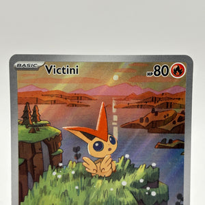 Pokemon TCG SVP Promo - Victini SVP208 Black Star Illustration Rare NM FRENLY BRICKS - Open 7 Days