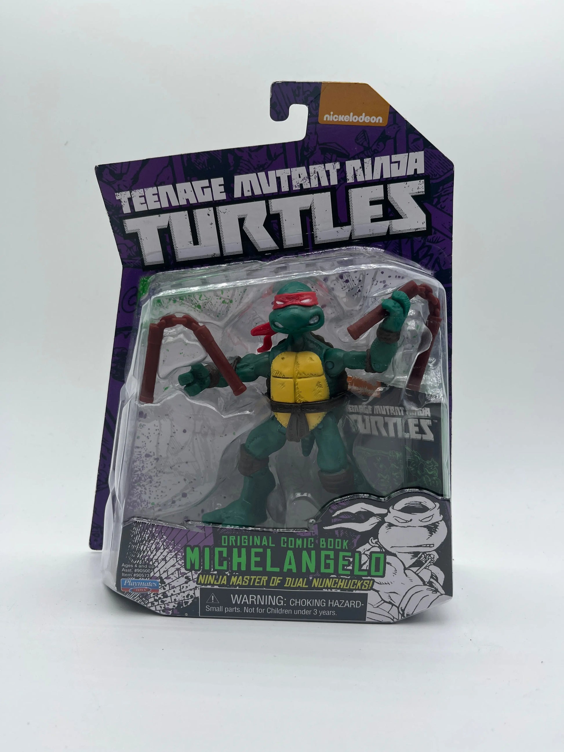 Ninja Turtles - Comic Book Mikey Action Figure 2014 TMNT FRENLY BRICKS - Open 7 Days