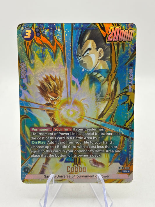 Dragon Ball Super Fusion World - Cabba FB08-029 SR* Alt Art NM