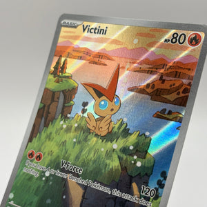 Pokemon TCG SVP Promo - Victini SVP208 Black Star Illustration Rare NM FRENLY BRICKS - Open 7 Days