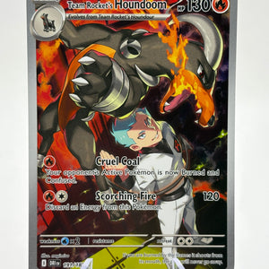 Pokemon TCG Destined Rivals - Team Rocket’s Houndoom 191/182 NM FRENLY BRICKS - Open 7 Days