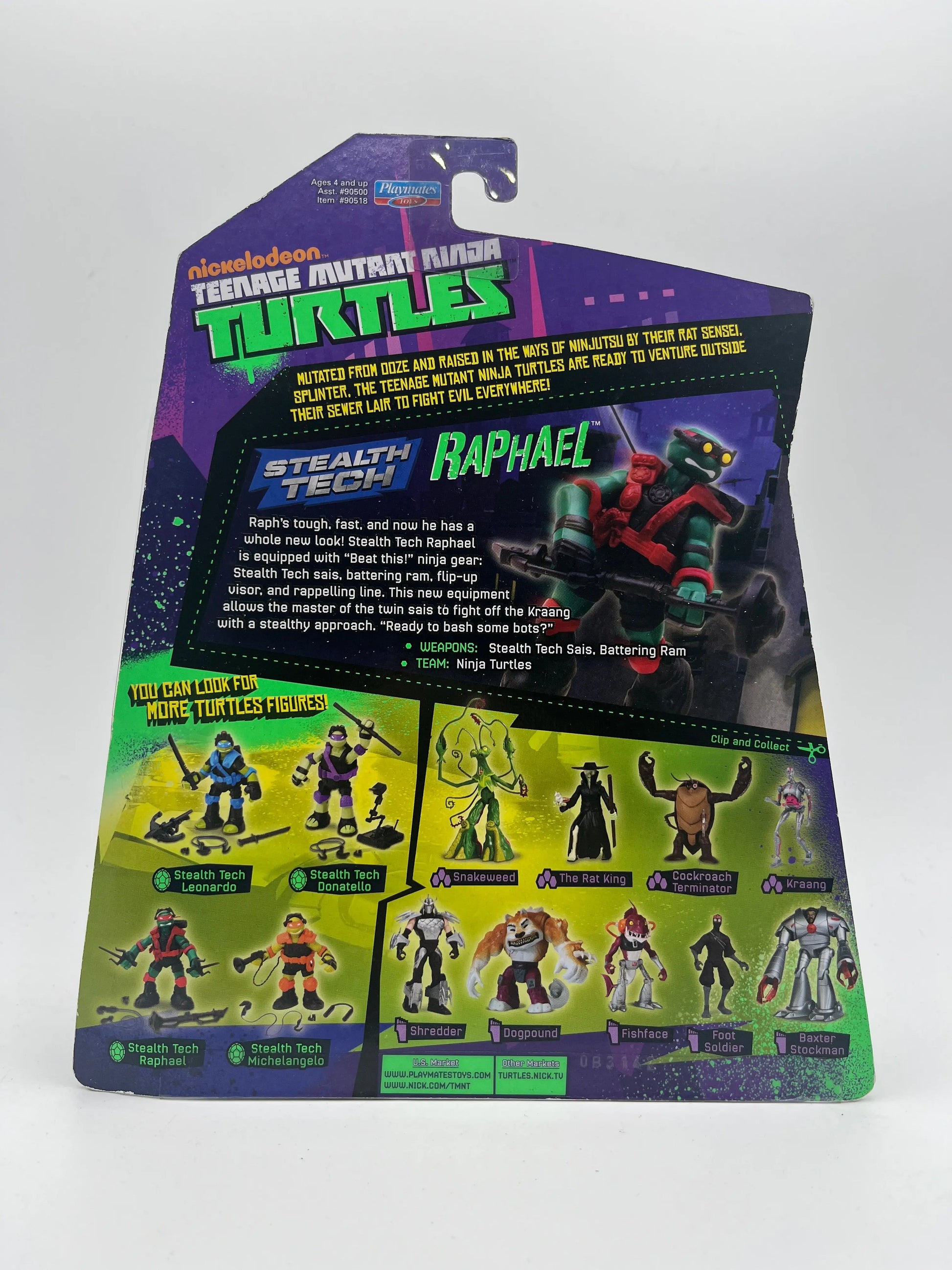TMNT Nickelodeon Raphael Stealth Tech figure Turtles FRENLY BRICKS - Open 7 Days