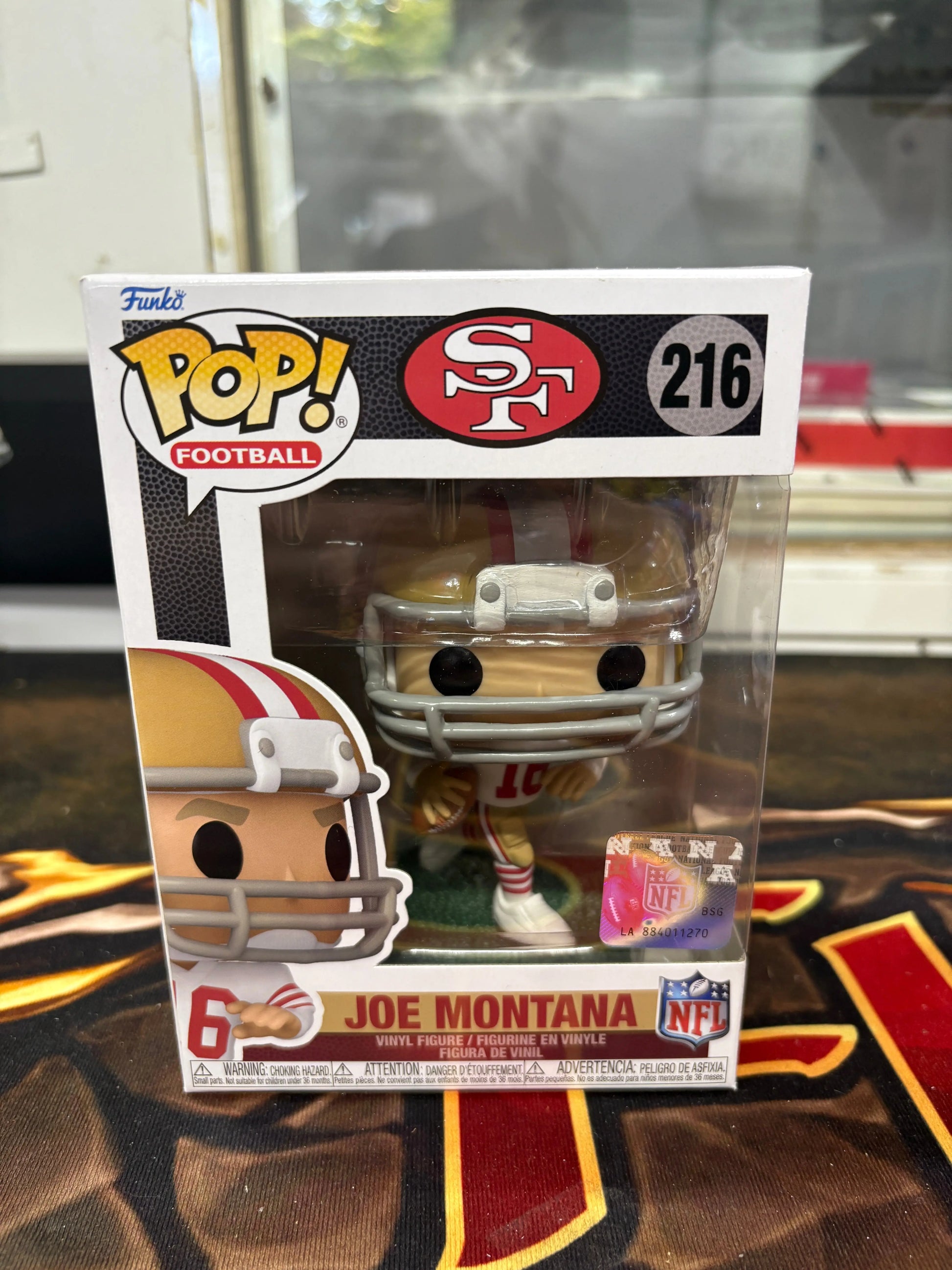 Funko POP! Football San Francisco #216 Joe Montana FRENLY BRICKS - Open 7 Days