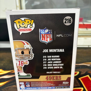 Funko POP! Football San Francisco #216 Joe Montana FRENLY BRICKS - Open 7 Days