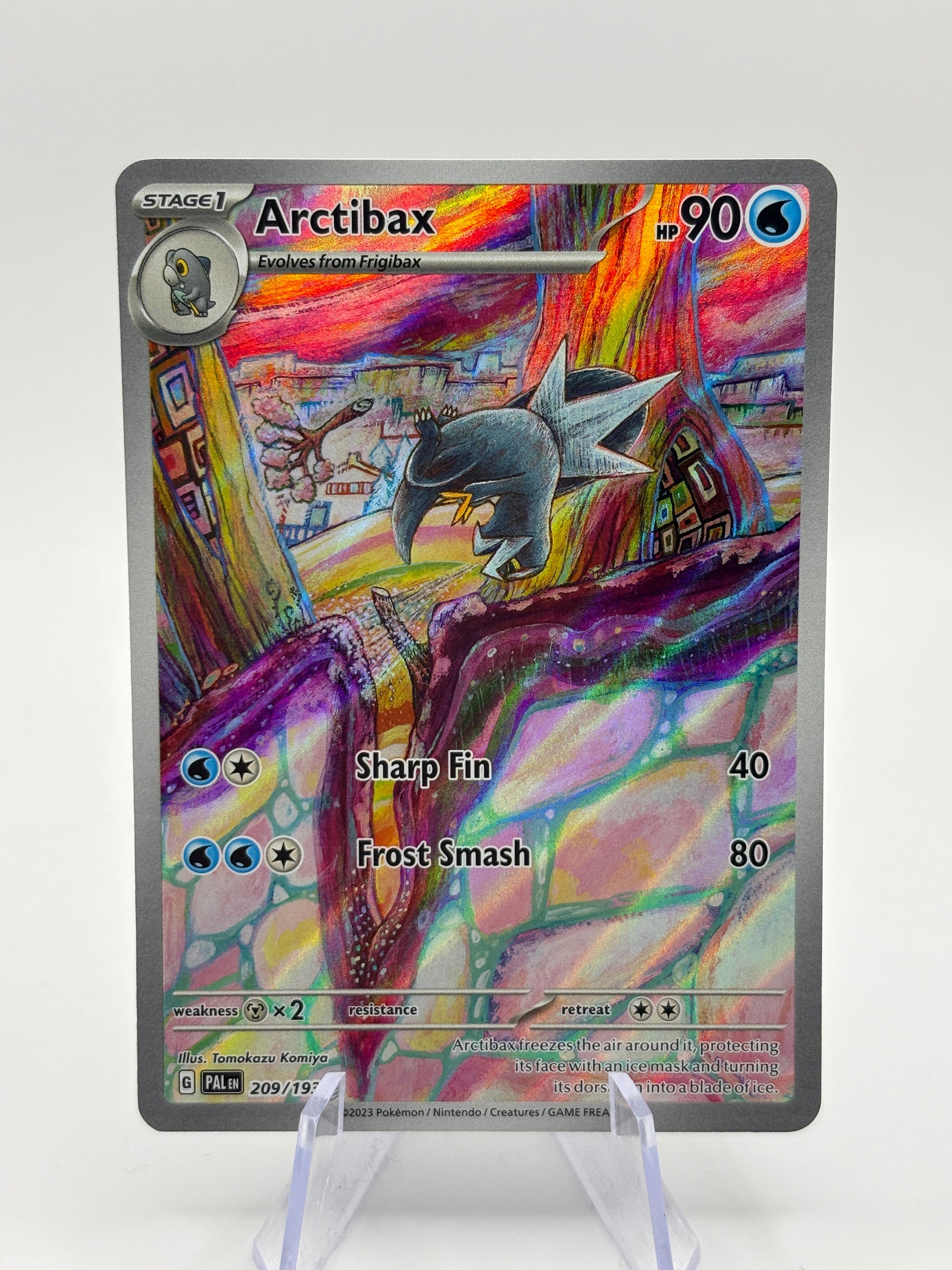 Pokemon TCG Paldea Evolved - Arctibax 209/193 Illustration Rare N FRENLY BRICKS - Open 7 Days