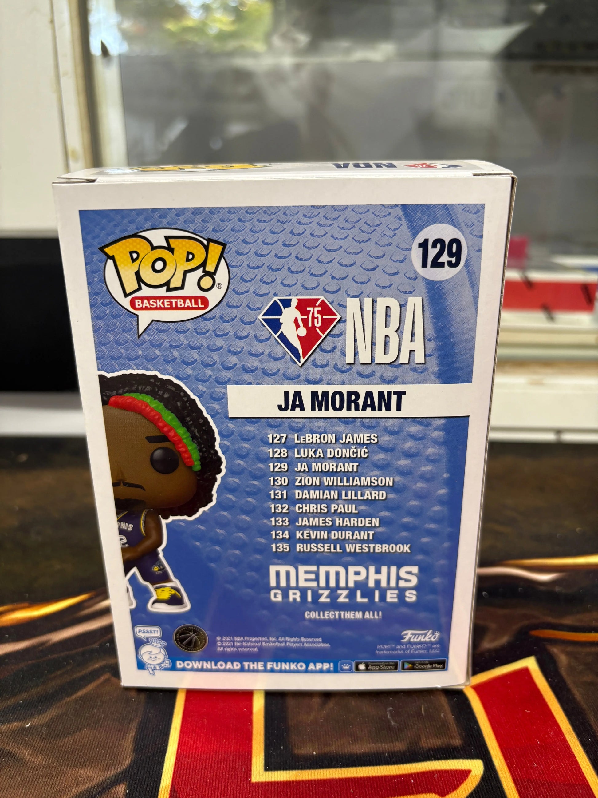 Funko POP! Basketball Memphis Grizzlies #129 Ja Morant FRENLY BRICKS - Open 7 Days