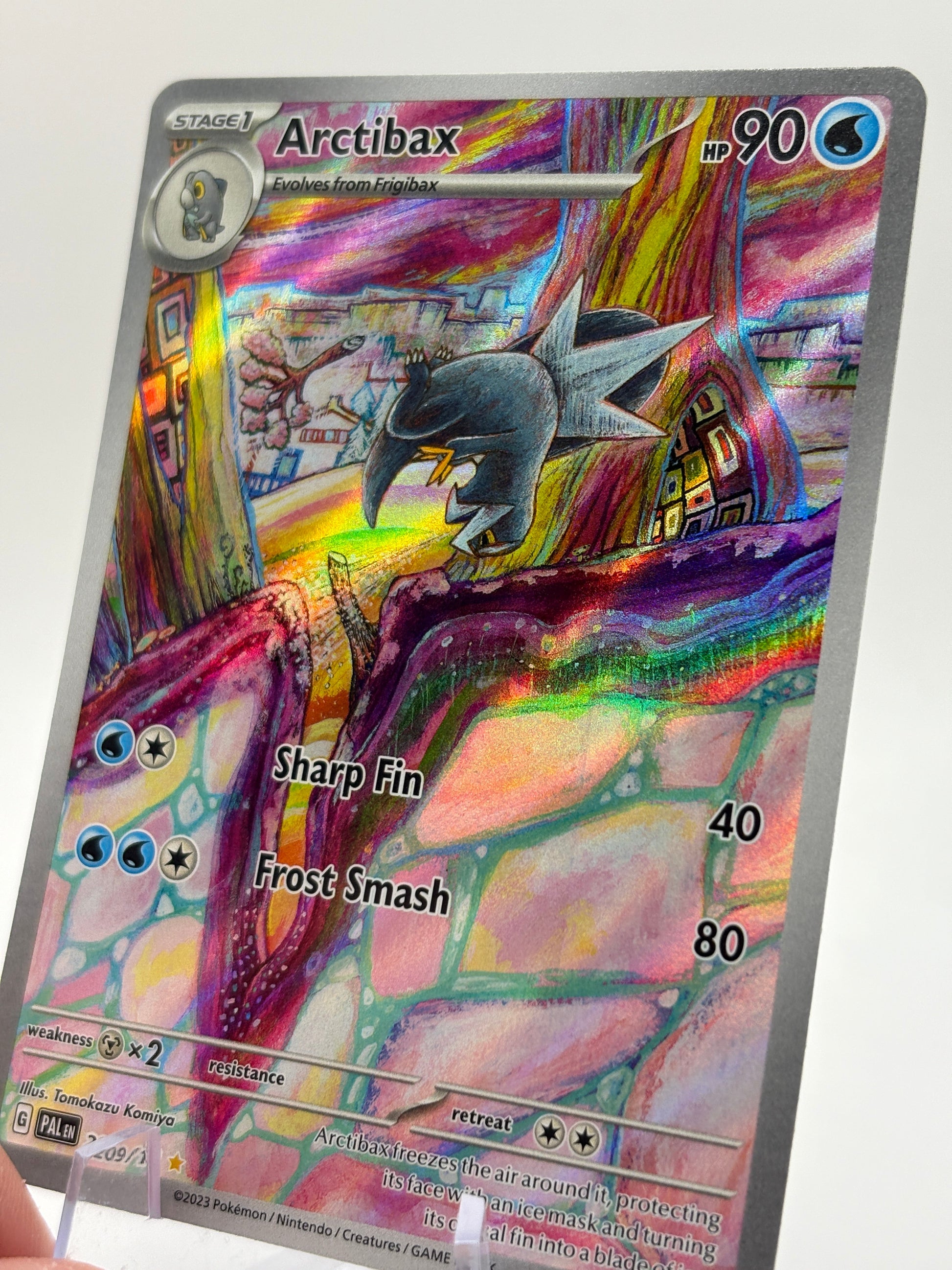 Pokemon TCG Paldea Evolved - Arctibax 209/193 Illustration Rare N FRENLY BRICKS - Open 7 Days
