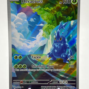 Pokemon TCG Paldea Evolved - Heracross 194/193 Illustration Rare NM FRENLY BRICKS - Open 7 Days