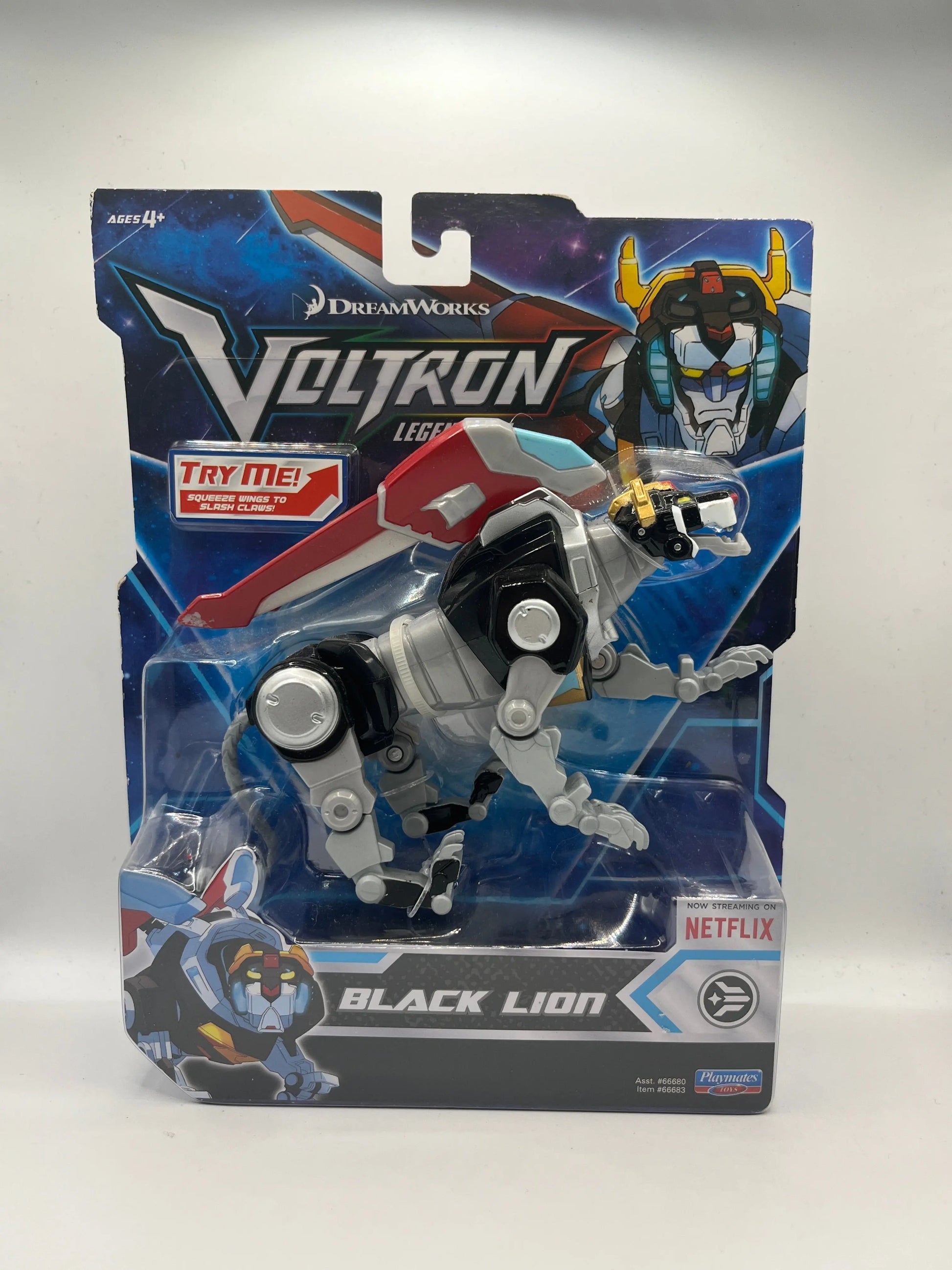 2017 Playmates Voltron Legendary Defender Black Lion Netflix Action Figure FRENLY BRICKS - Open 7 Days