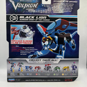 2017 Playmates Voltron Legendary Defender Black Lion Netflix Action Figure FRENLY BRICKS - Open 7 Days