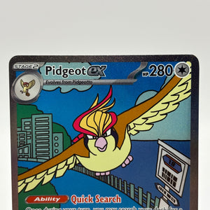 Pokemon TCG Obsidian Flames - Pidgeot EX 225/197 Special Illustration Rare LP FRENLY BRICKS - Open 7 Days