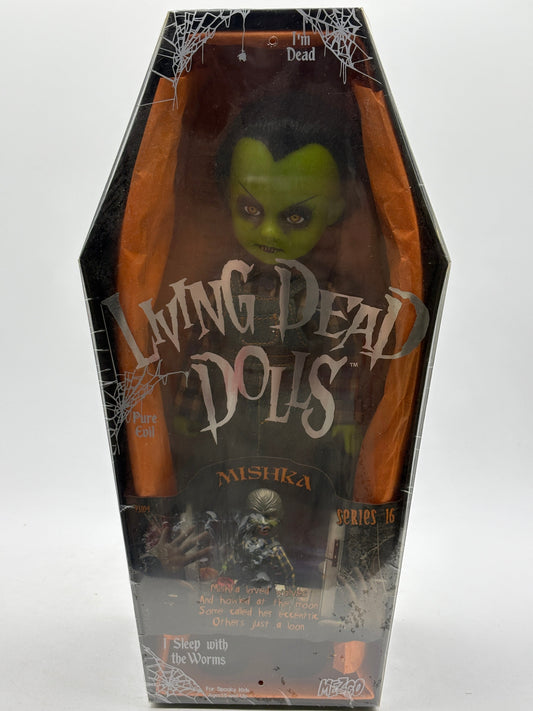 New Sealed 2005 Living Dead Dolls Series 16 Mishka Doll Mezco Toyz 93104 FRENLY BRICKS - Open 7 Days