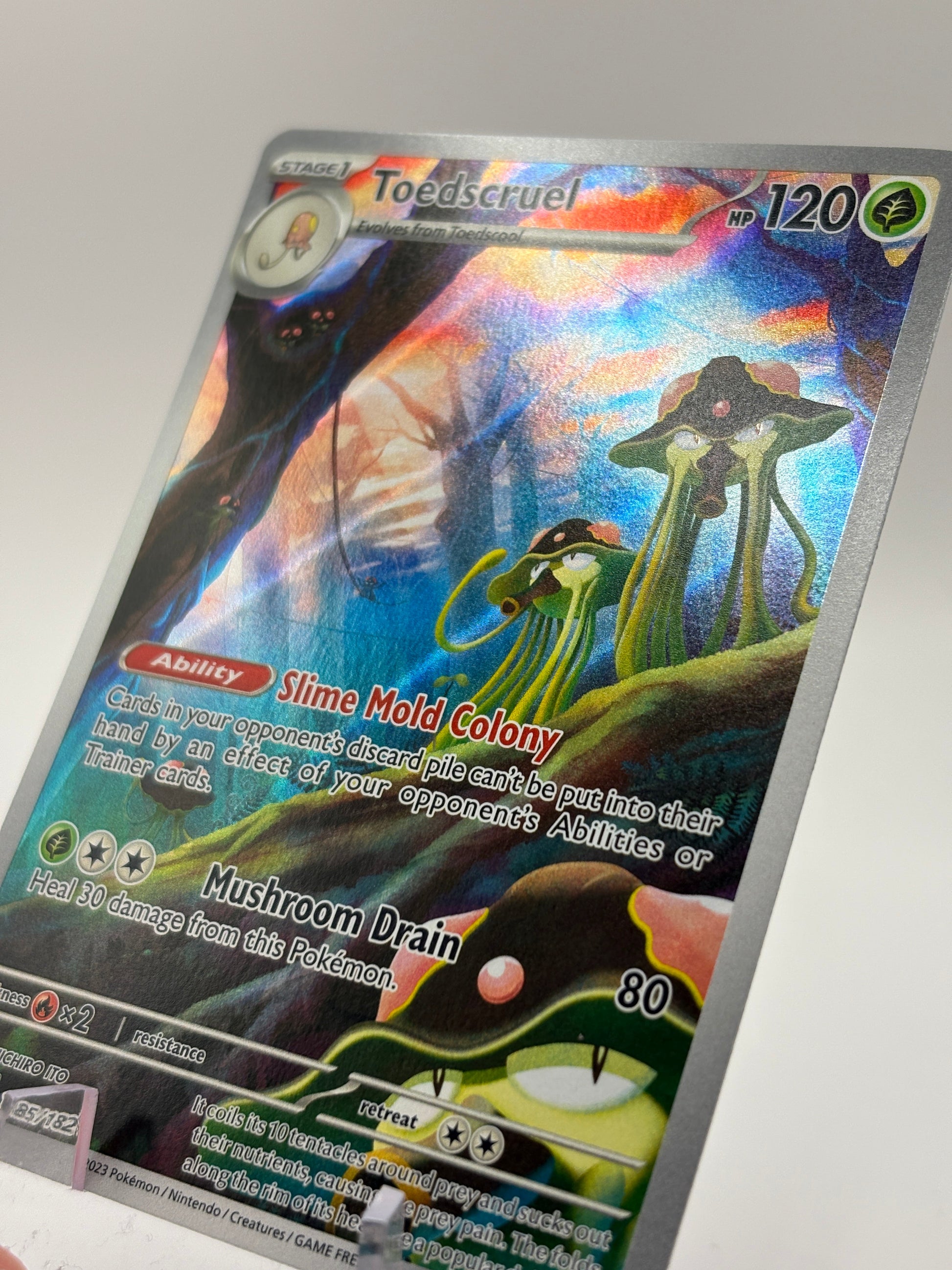 Pokemon TCG Paradox Rift - Toedscruel 185/182 Illustration Rare NM FRENLY BRICKS - Open 7 Days