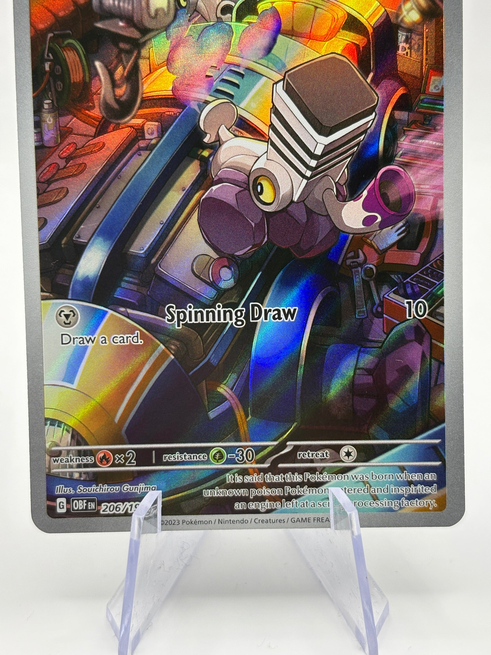 Pokemon TCG Obsidian Flames- Varoom 206/197 Illustration Rare NM FRENLY BRICKS - Open 7 Days