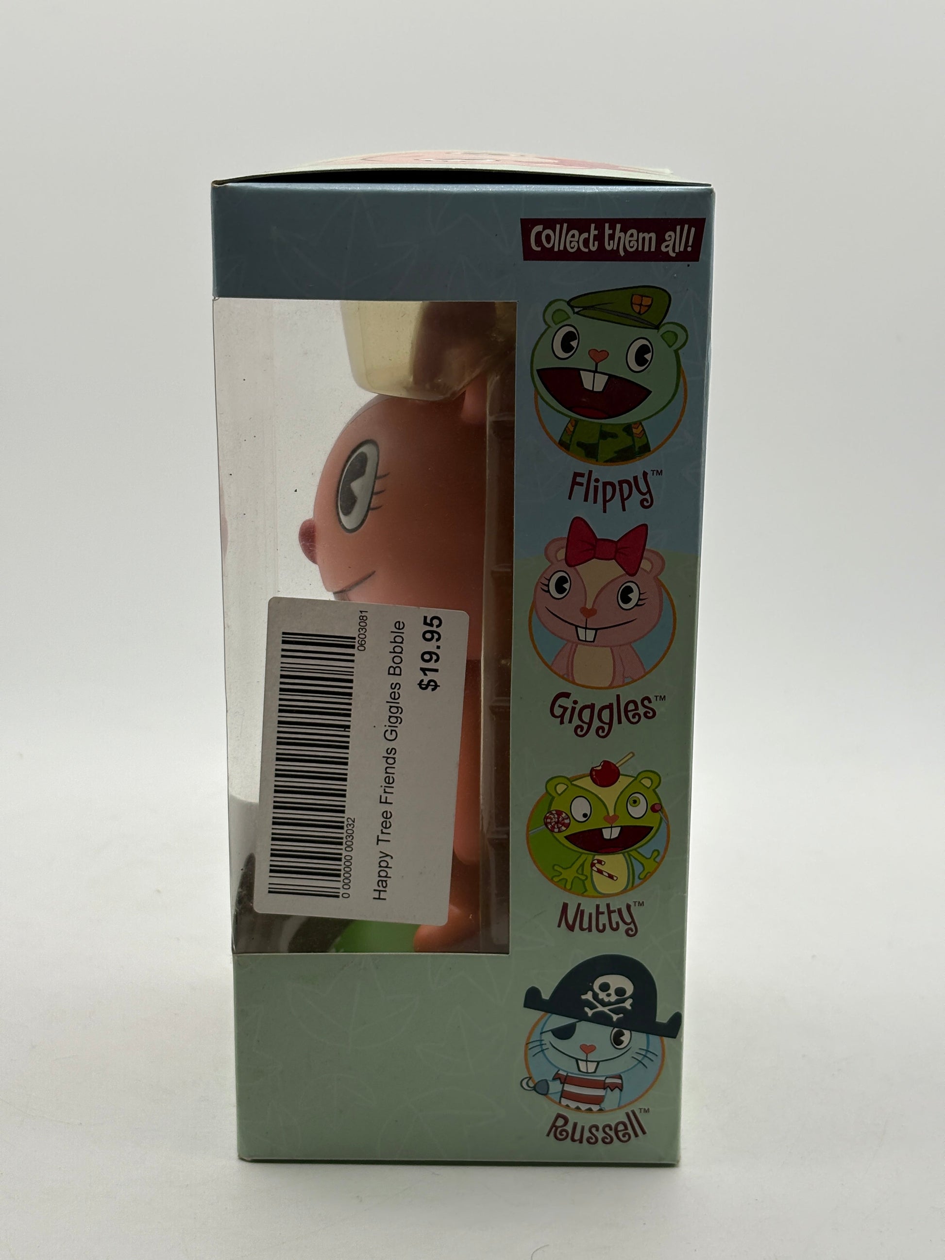 Funko Happy Tree Friends Giggles Pink 2007 Wacky Wobbler Bobblehead FRENLY BRICKS - Open 7 Days