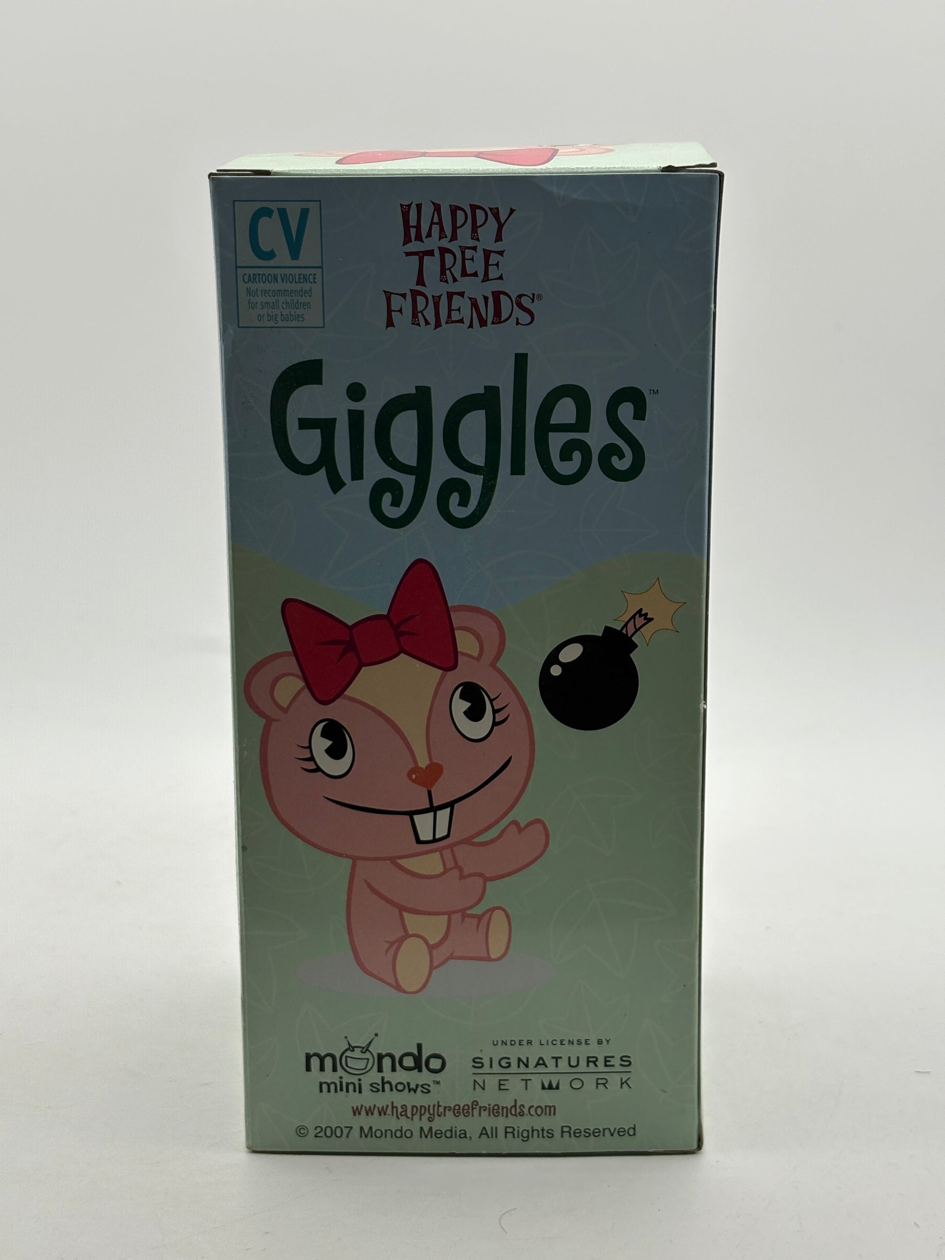 Funko Happy Tree Friends Giggles Pink 2007 Wacky Wobbler Bobblehead FRENLY BRICKS - Open 7 Days
