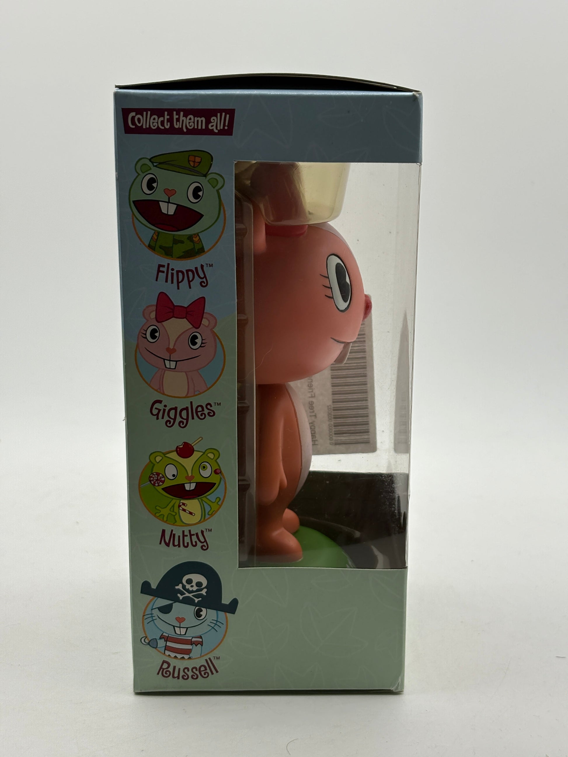 Funko Happy Tree Friends Giggles Pink 2007 Wacky Wobbler Bobblehead FRENLY BRICKS - Open 7 Days