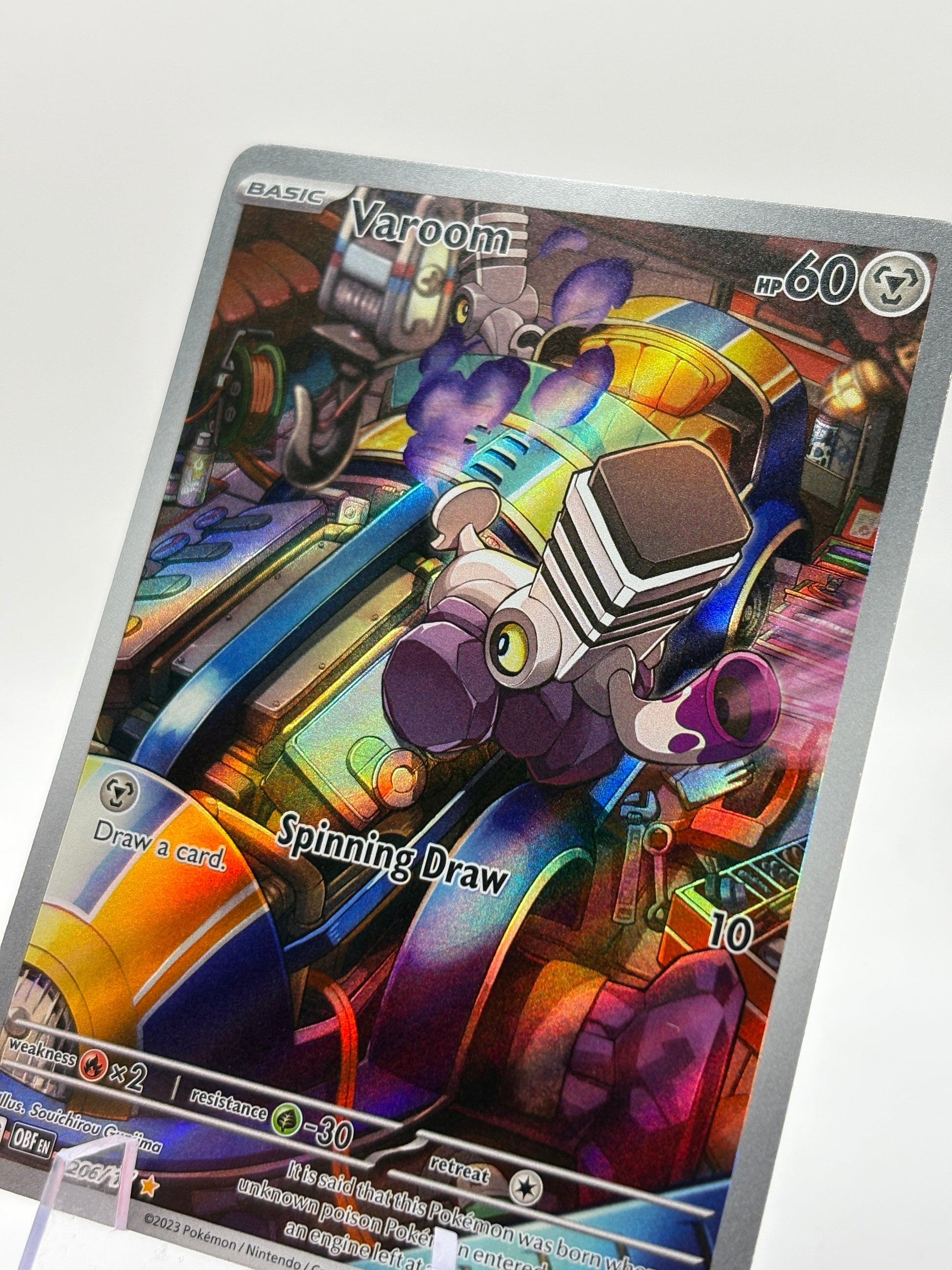 Pokemon TCG Obsidian Flames- Varoom 206/197 Illustration Rare NM FRENLY BRICKS - Open 7 Days