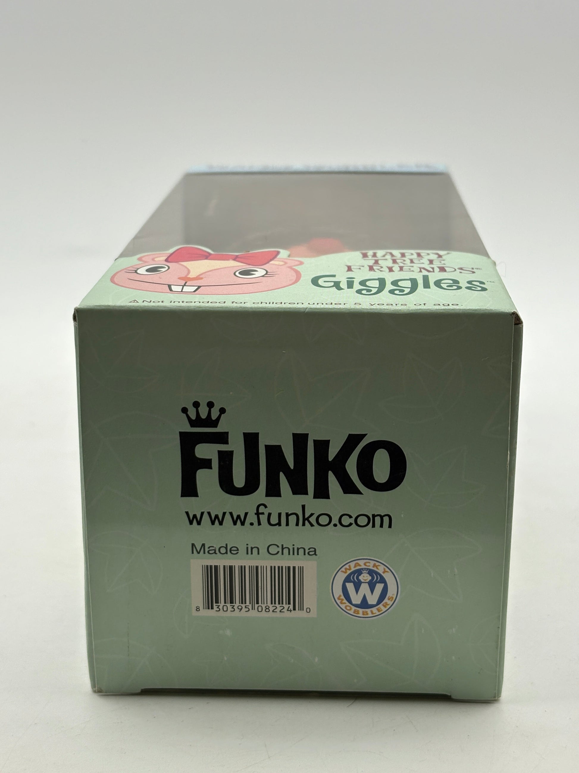 Funko Happy Tree Friends Giggles Pink 2007 Wacky Wobbler Bobblehead FRENLY BRICKS - Open 7 Days