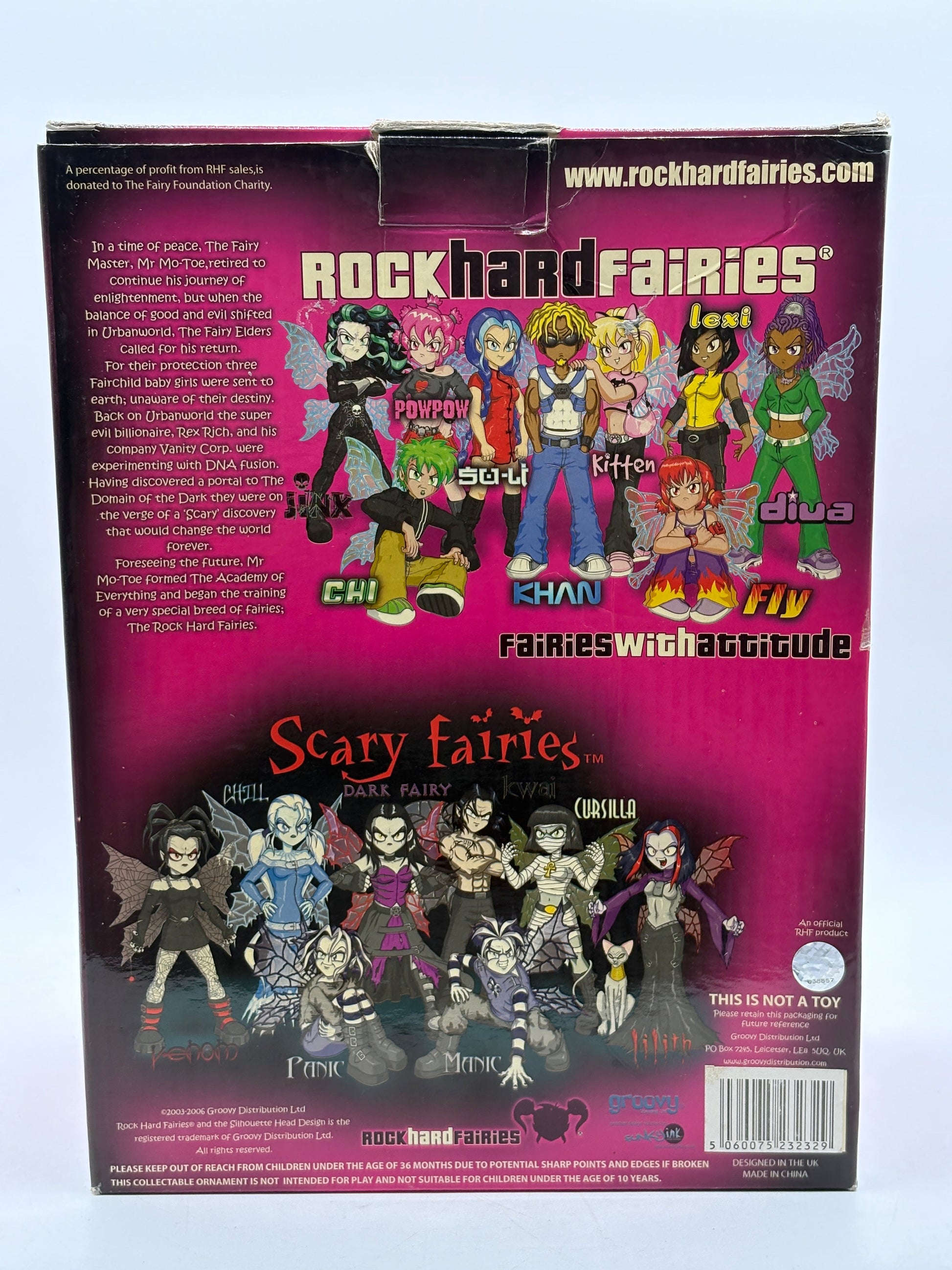 Rock Hard Fairies Kitten Fairy Figurine New and Sealed FRENLY BRICKS - Open 7 Days