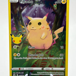 Pokemon TCG Celebrations- Pikachu 005/025 Holo Rare LP (1) FRENLY BRICKS - Open 7 Days