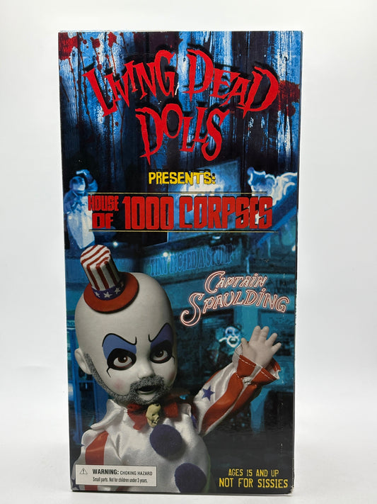 Living Dead Dolls House of 1000 Corpses  11" Captain Spaulding New FRENLY BRICKS - Open 7 Days