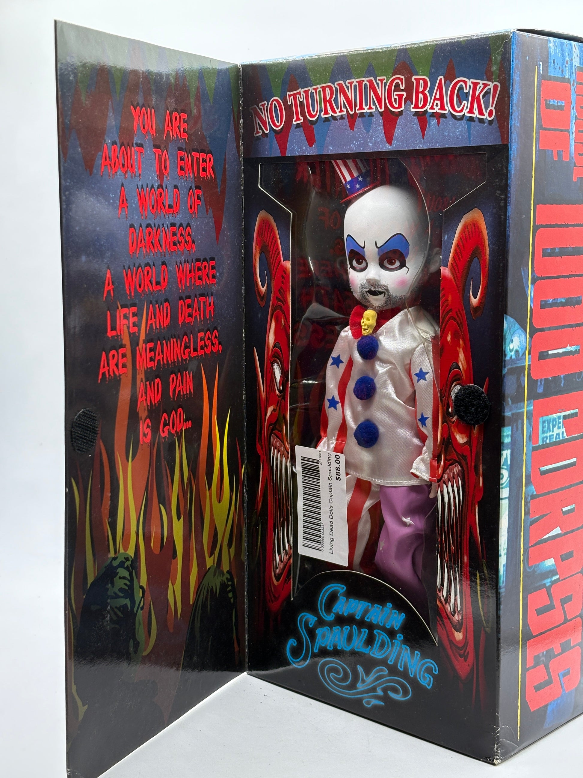 Living Dead Dolls House of 1000 Corpses  11" Captain Spaulding New FRENLY BRICKS - Open 7 Days