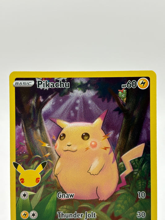 Pokemon TCG Celebrations- Pikachu 005/025 Holo Rare LP (2) FRENLY BRICKS - Open 7 Days