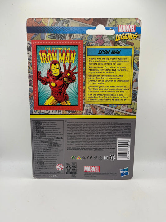 Marvel Legends Retro The Invincible Iron Man 3.75 Inch Action Figure Hasbro FRENLY BRICKS - Open 7 Days