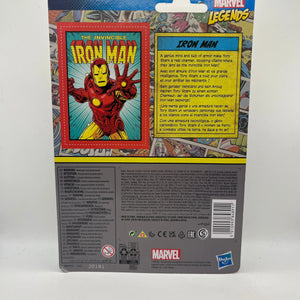 Marvel Legends Retro The Invincible Iron Man 3.75 Inch Action Figure Hasbro FRENLY BRICKS - Open 7 Days