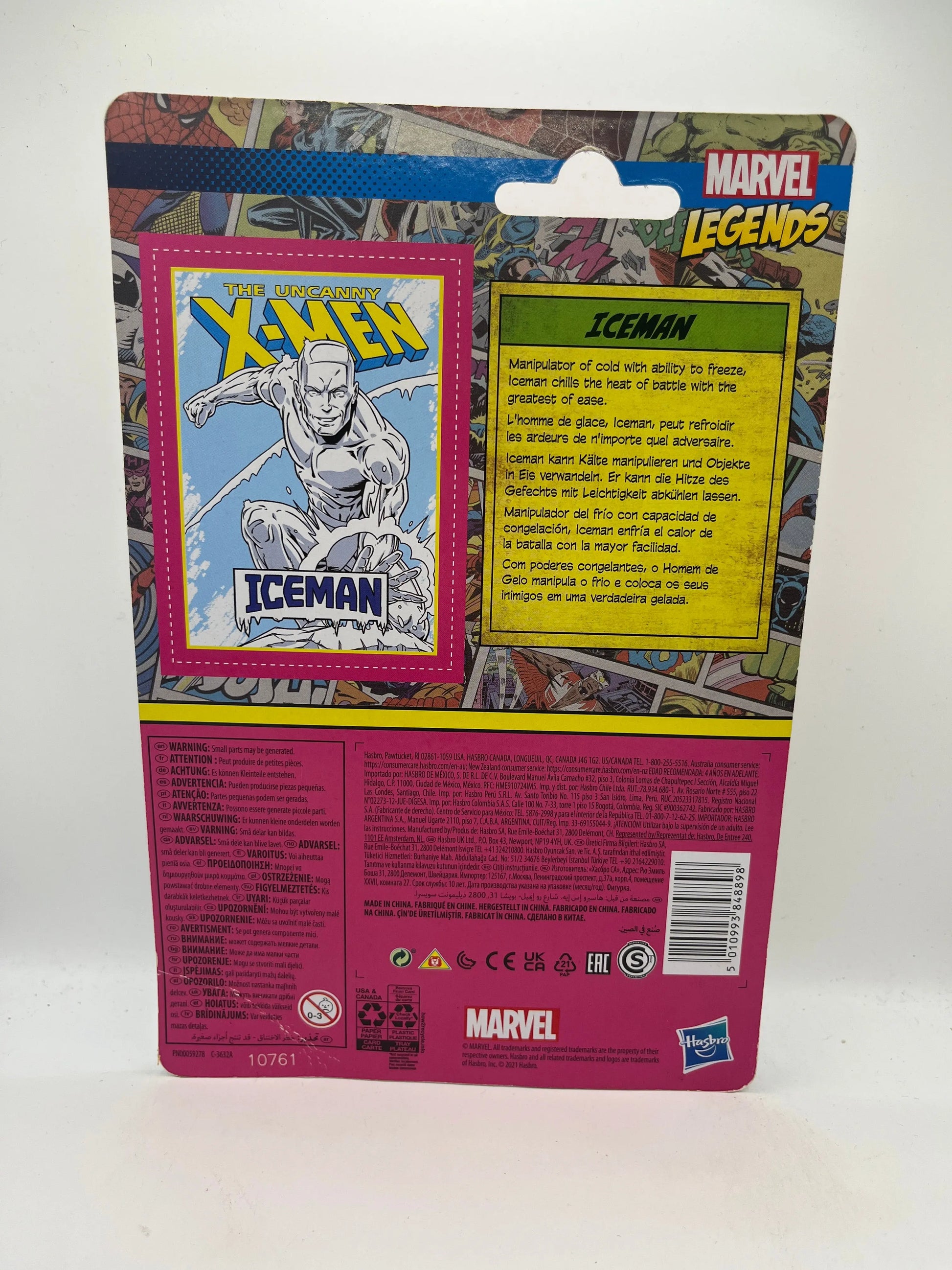 Marvel Legends 3.75 Retro Collection X-Men Iceman Action Figure FRENLY BRICKS - Open 7 Days