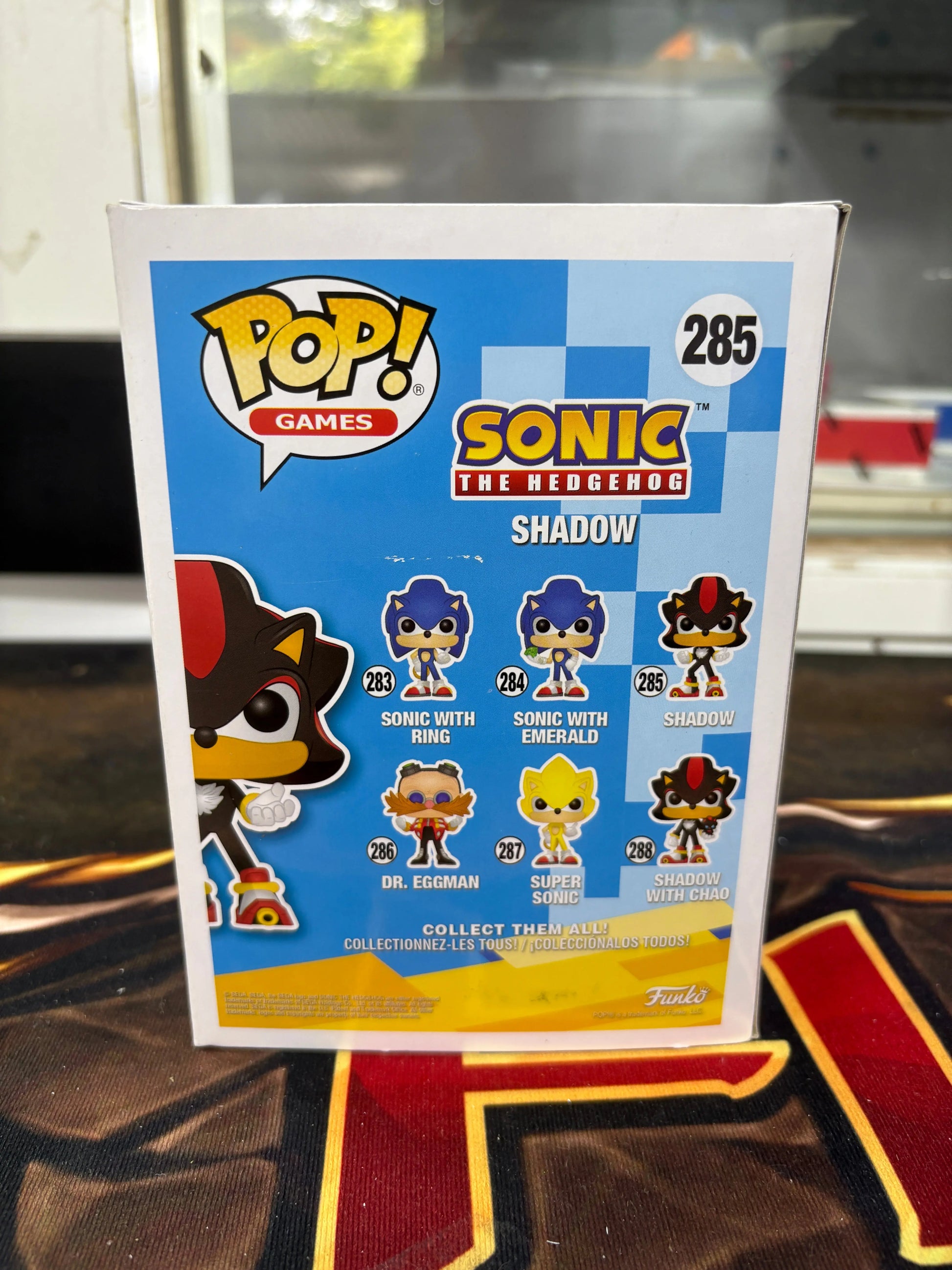 Funko POP! Games Sonic The Hedgehog #285 Shadow FRENLY BRICKS - Open 7 Days