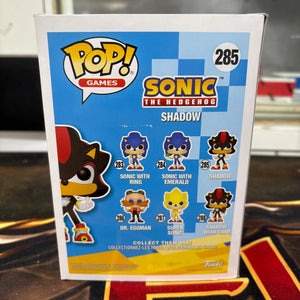 Funko POP! Games Sonic The Hedgehog #285 Shadow FRENLY BRICKS - Open 7 Days