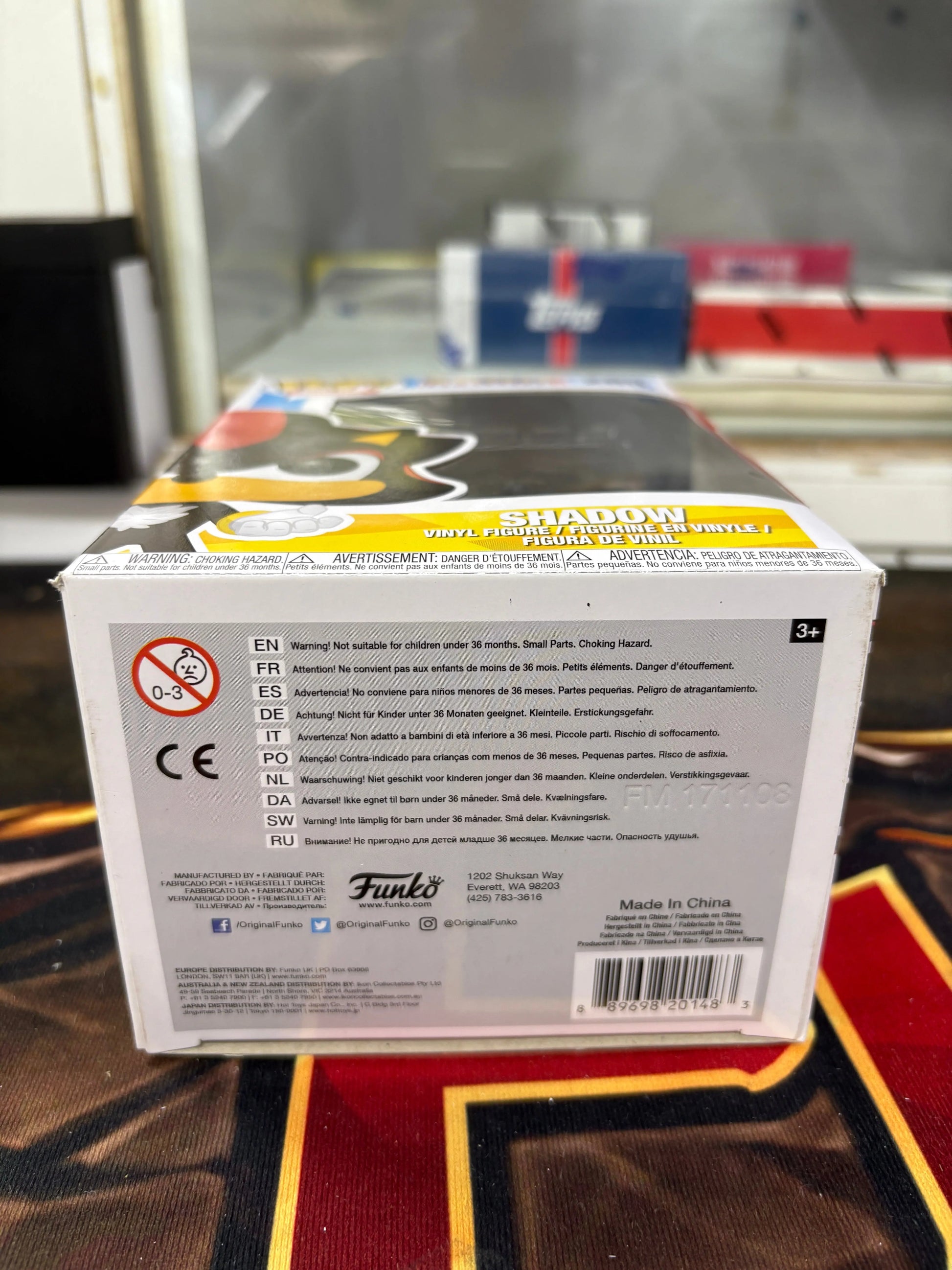 Funko POP! Games Sonic The Hedgehog #285 Shadow FRENLY BRICKS - Open 7 Days