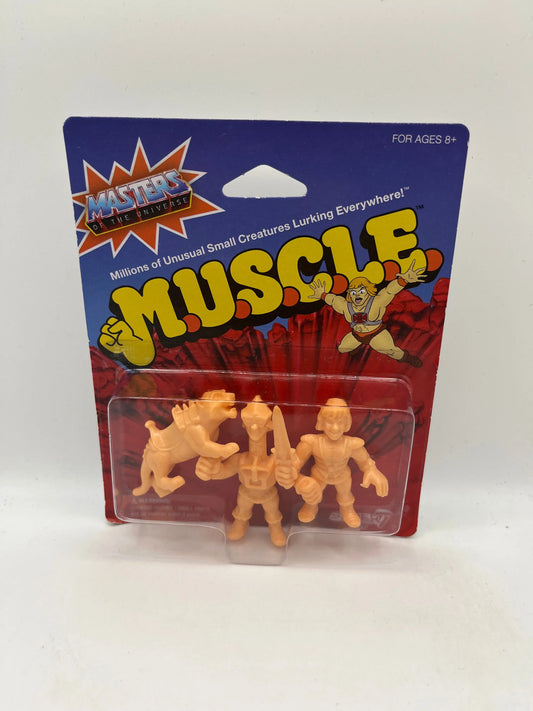 Masters of the Universe M.U.S.C.L.E. Mini-Figures set of 4 #1 FRENLY BRICKS - Open 7 Days