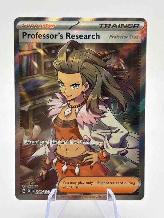 Pokemon TCG Scarlet & Violet Base Set - Professor’s Research 240/198 NM FRENLY BRICKS - Open 7 Days