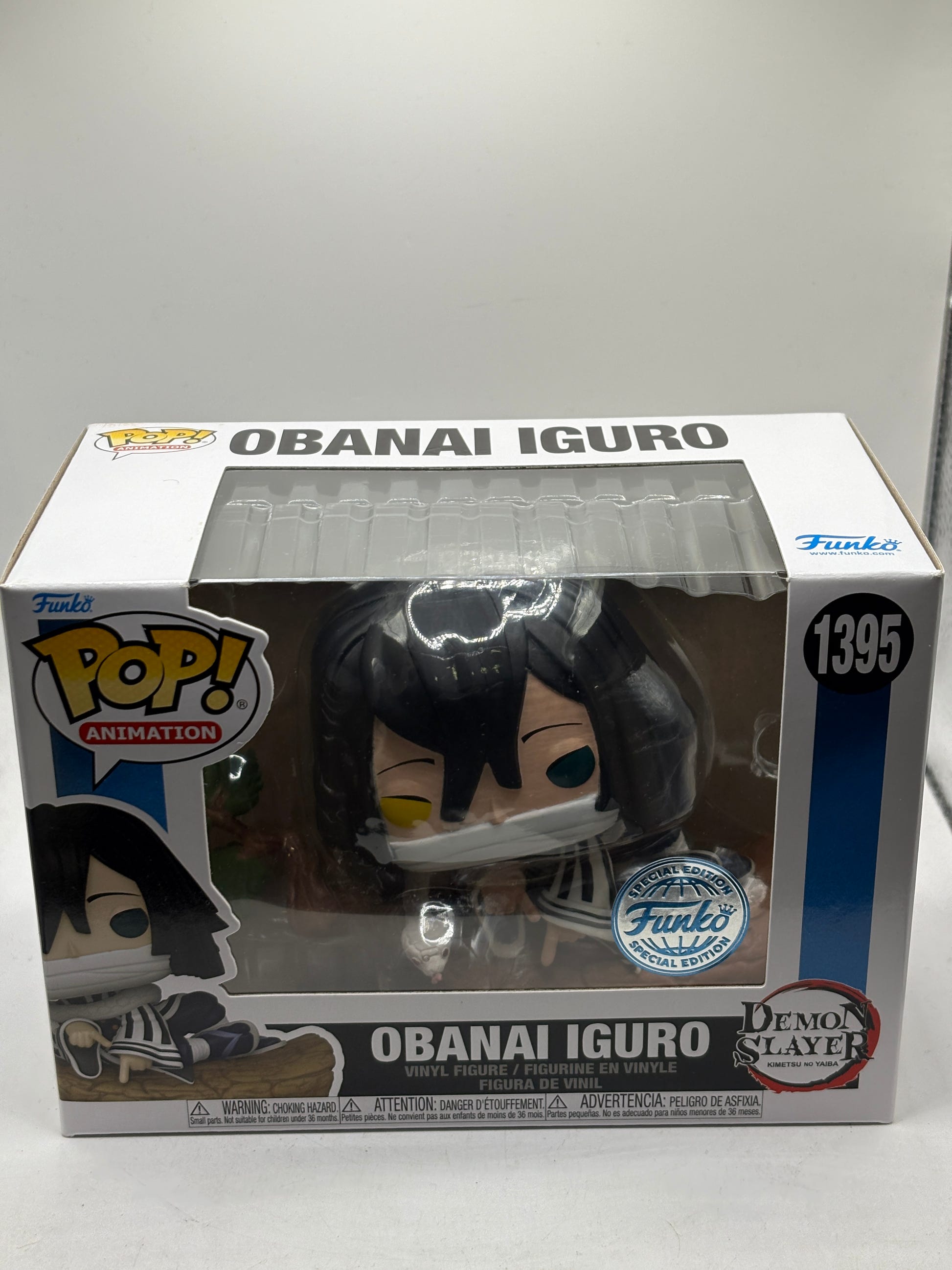 Funko POP! Animation Demon Slayer #1395 Obanai Iguro Vinyl Figure image 1