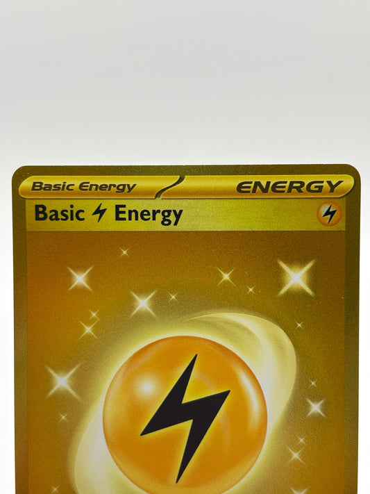 Pokemon TCG Scarlet & Violet Base Set - Basic Lightning Energy 257/198 NM FRENLY BRICKS - Open 7 Days